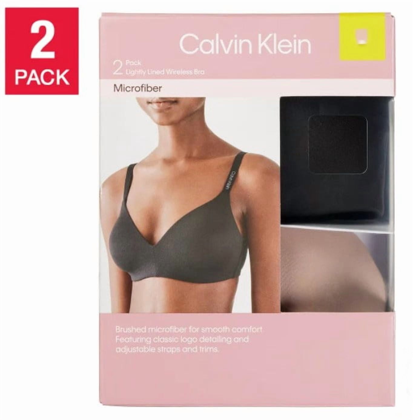 Calvin Klein Women's Wirefree Bra, 2-Pack