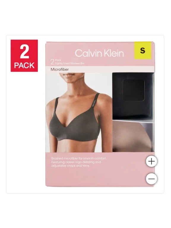 Women's Wirefree Bra, 2-pack