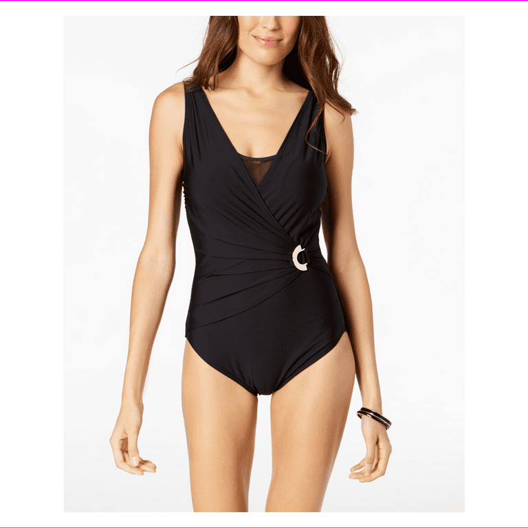 Calvin Klein Women s full bottom coverage One Piece Swimsuit 14