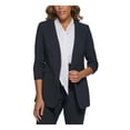 thumbnail image 1 of Calvin Klein Petite Open Front Scrunched Sleeve Jacket Navy 10P, 1 of 1