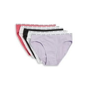 Calvin Klein Womens 5 Pack Comfort Waist Bikini Panty