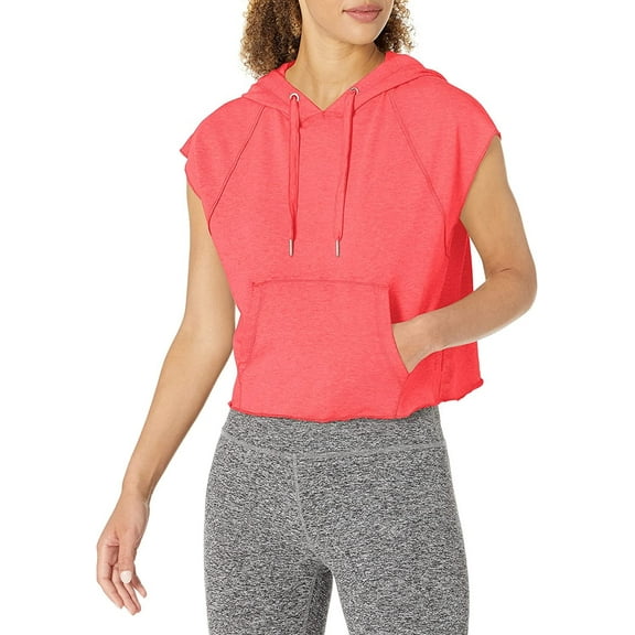 Calvin Klein Womens Activewear Performance Cropped Hoodie;Medium