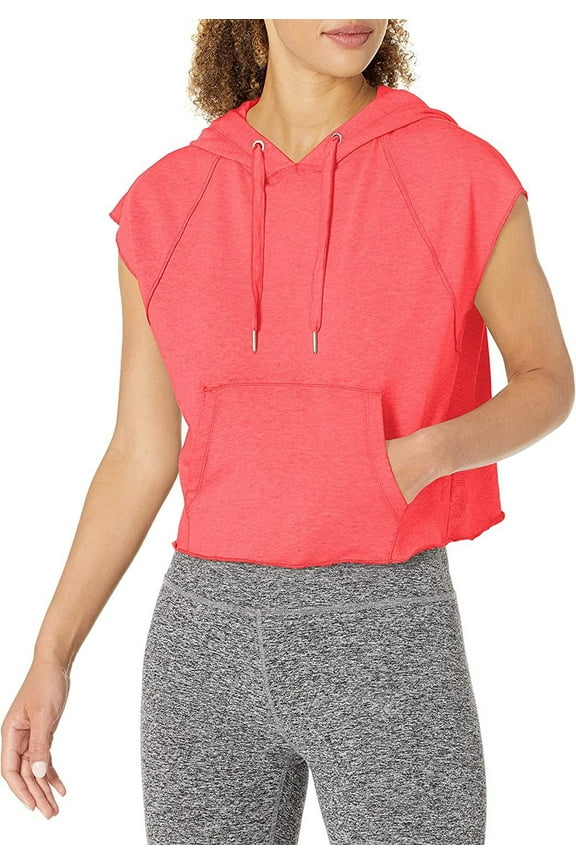 Calvin Klein Womens Activewear Performance Cropped Hoodie;Medium
