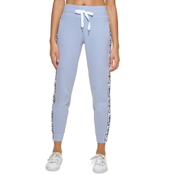 Calvin Klein Womens Activewear Performance Logo Tape Joggers;XX-Large