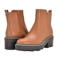 thumbnail image 1 of Calvin Klein Womens Amina Leather Block Heel Chelsea Boots, 1 of 6
