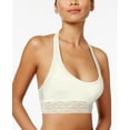 thumbnail image 1 of Calvin Klein Womens Bare Lace Halter Bralette,Ivory,Large, 1 of 2