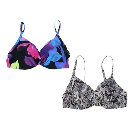 Calvin Klein Womens Bikini Top Underwire Swimsuit Bathing Suit Twist Front New