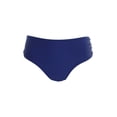 thumbnail image 1 of Calvin Klein Womens Blue Side Ruched Hipster Bikini Bottom XL, 1 of 3