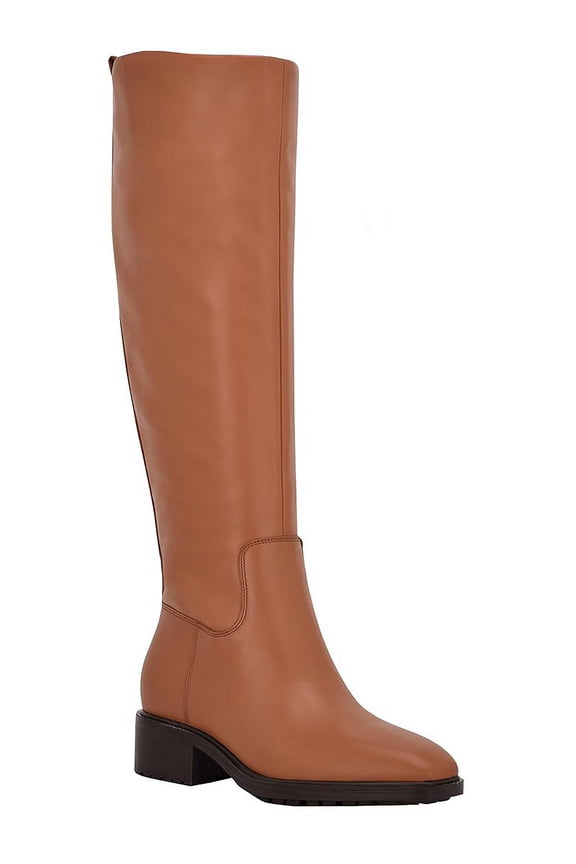 Womens Botina Padded Insole Leather Knee-High Boots