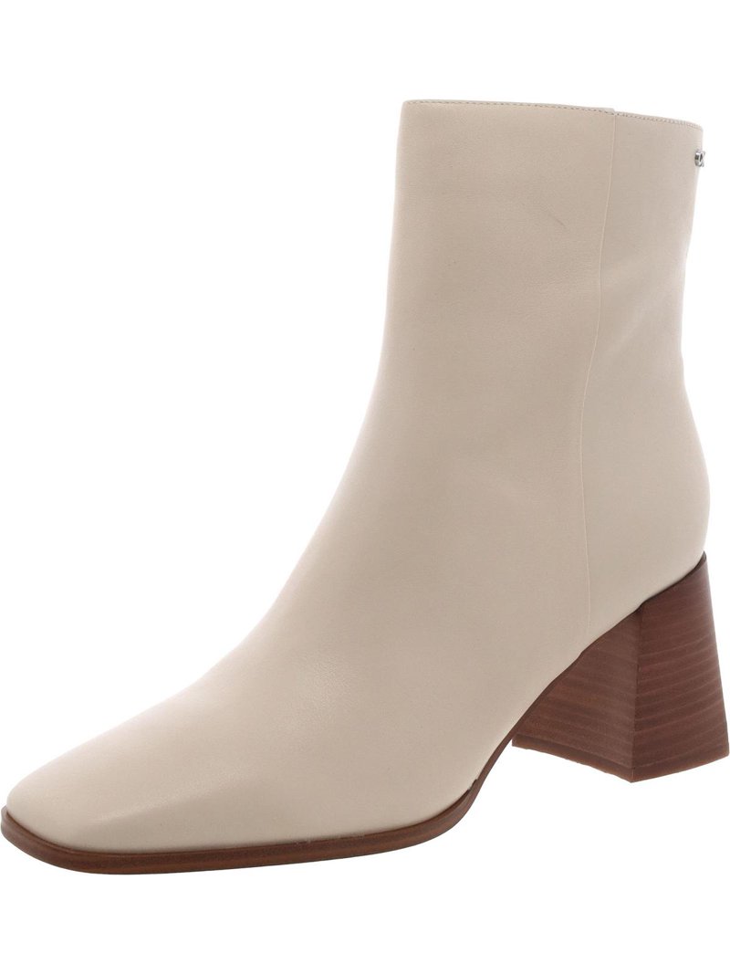 Calvin Klein Womens Broma Ankle Boot White Leather Size 10  display picture 1