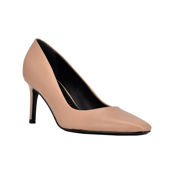 Calvin Klein Womens Callia Leather Slip On Pumps