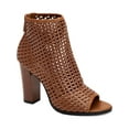thumbnail image 1 of Calvin Klein Womens Celise Faux Leather Stacked Heel Shooties, 1 of 4