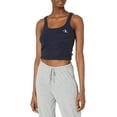 thumbnail image 1 of Calvin Klein Womens Ck One Plush Lounge Tank Top Medium Blue Shadow, 1 of 2