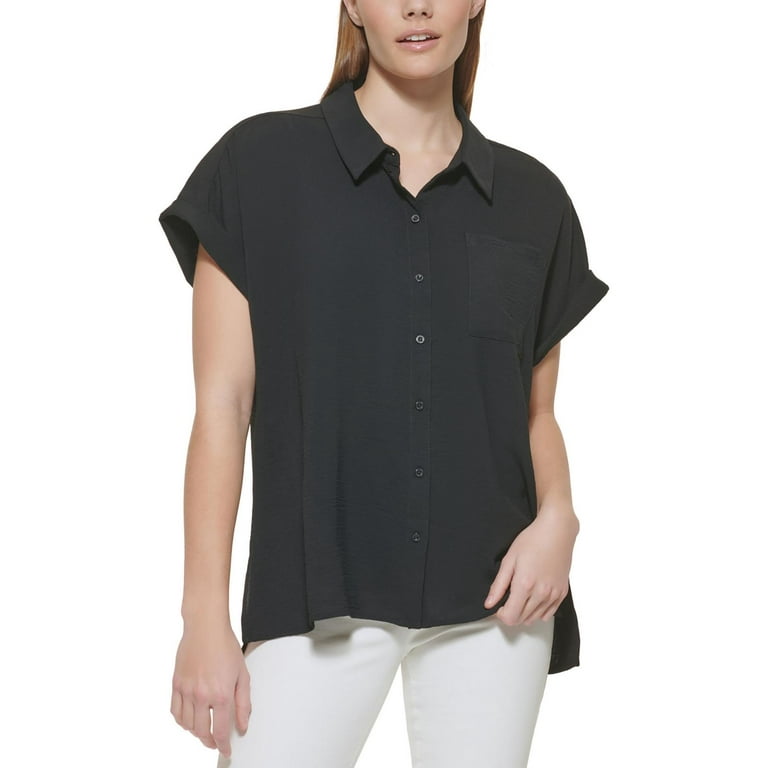 Calvin klein short sleeve button down outlet