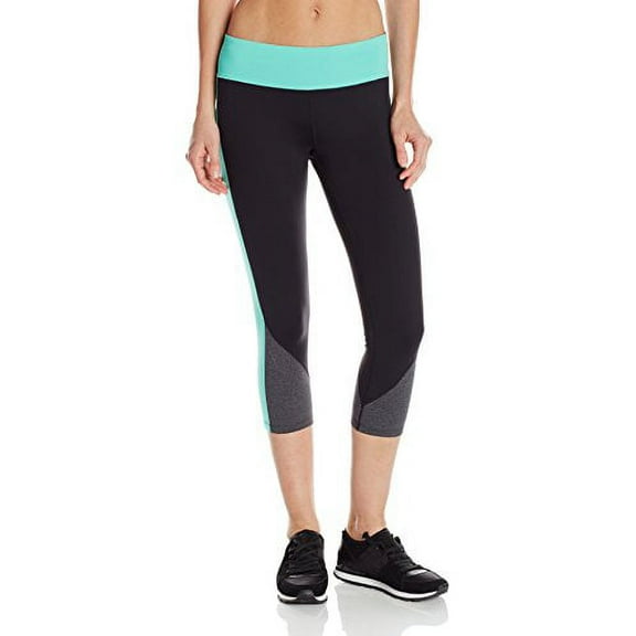 Calvin Klein Womens Colorblocked Cropped Leggings