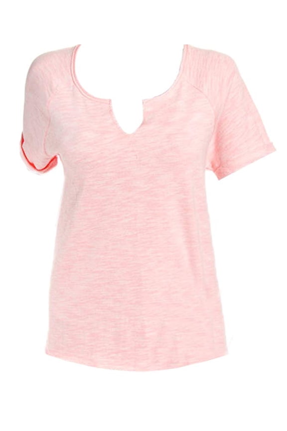 Womens Cotton Pullover,Lava,M