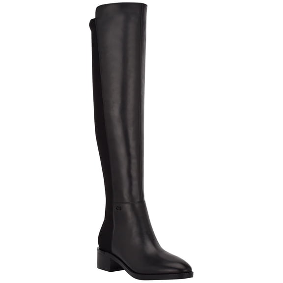 Calvin Klein Womens Deedee Faux Suede Tall Over-The-Knee Boots
