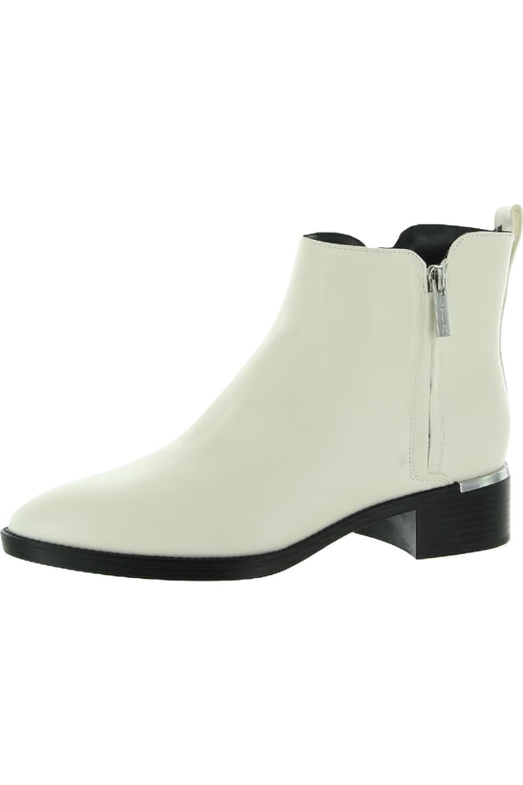 Womens Deneice 2 Faux Leather Almond Toe Ankle Boots