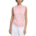 thumbnail image 1 of Calvin Klein Womens Pleated Knit Shell, 1 of 1