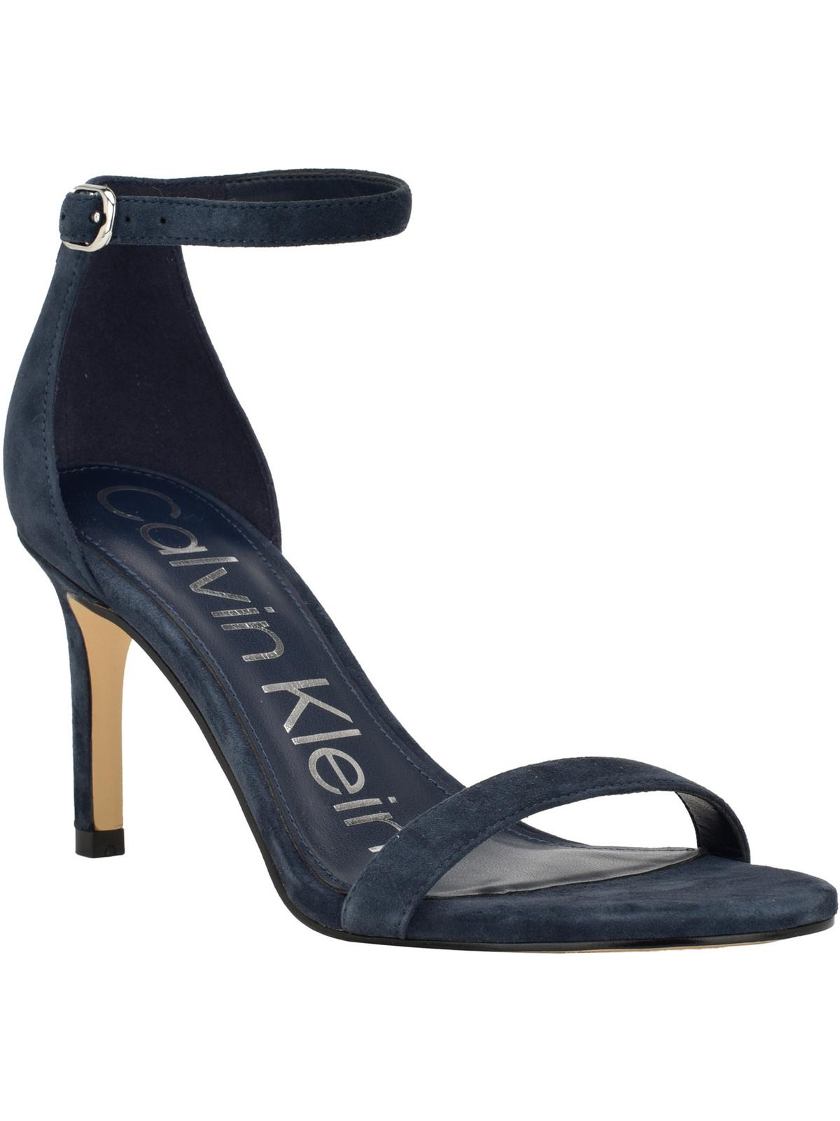 Calvin klein suede heels discount