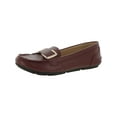 thumbnail image 1 of Calvin Klein Womens Faux Leather Round Toe Moccasins, 1 of 1