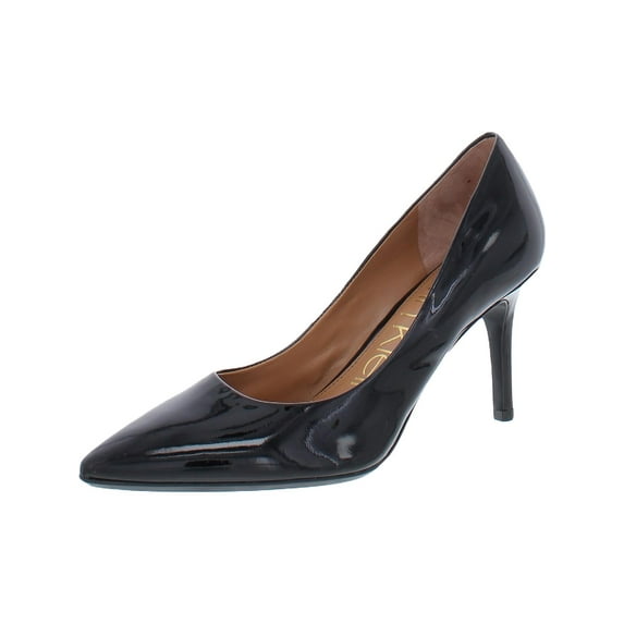 Calvin Klein Womens Gayle Patent Leather Pointed Toe Heels