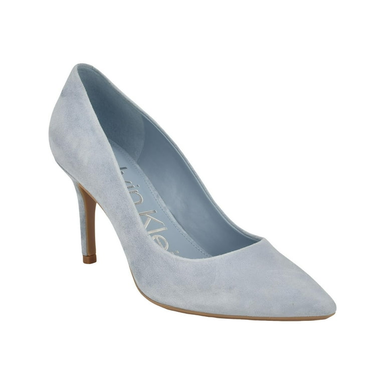 Calvin Klein Womens Gayle Suede Pointed Toe Heels Walmart