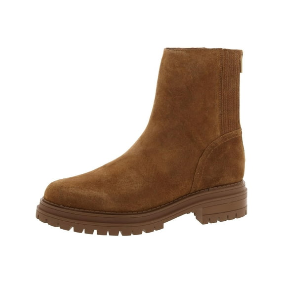 Calvin Klein Womens Greg Suede Solid Mid-Calf Boots