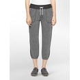 thumbnail image 1 of Calvin Klein Womens Heathered Cropped Pant Size Large Size L, 1 of 1