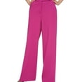 thumbnail image 1 of Calvin Klein Womens High Rise Wide Dress Pants, Pink, 4, 1 of 1