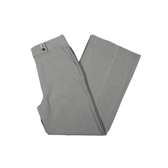 Calvin Klein Womens High-Waist Wide Leg Pants