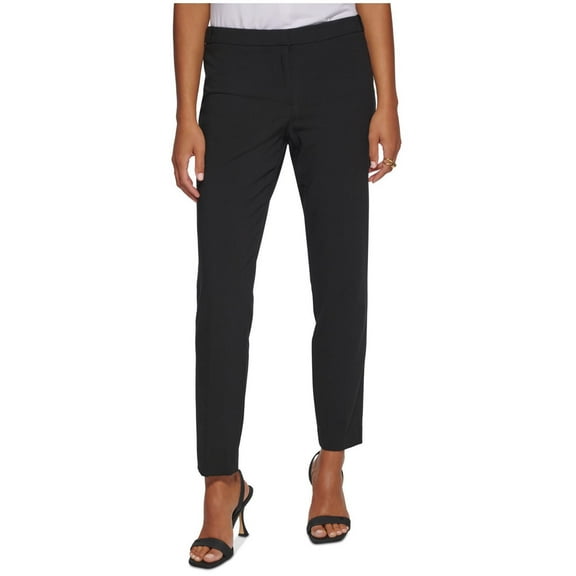 Calvin Klein Womens Highline Woven Tapered Ankle Pants