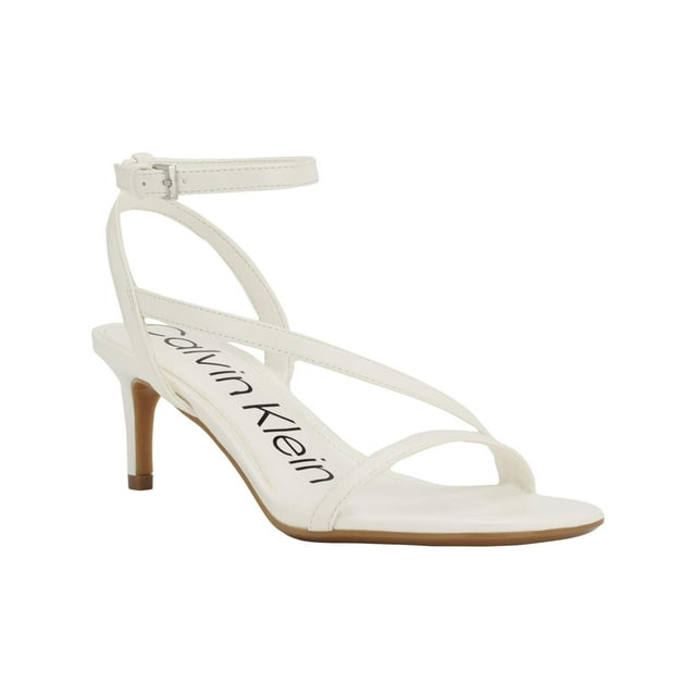 Calvin Klein Womens IRYNA Square toe Kitten heel Heels - Walmart.com