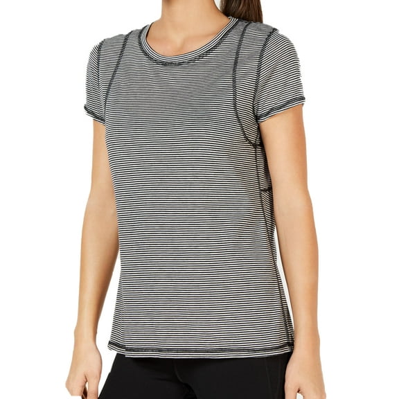 Calvin Klein Womens Inset Shoulder Seams T-Shirt