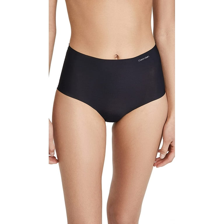 Calvin Klein Womens Invisibles Modern Brief Panty, Black, S
