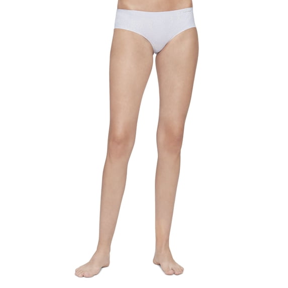 Calvin Klein Womens Invisibles Thong,Cream,Small