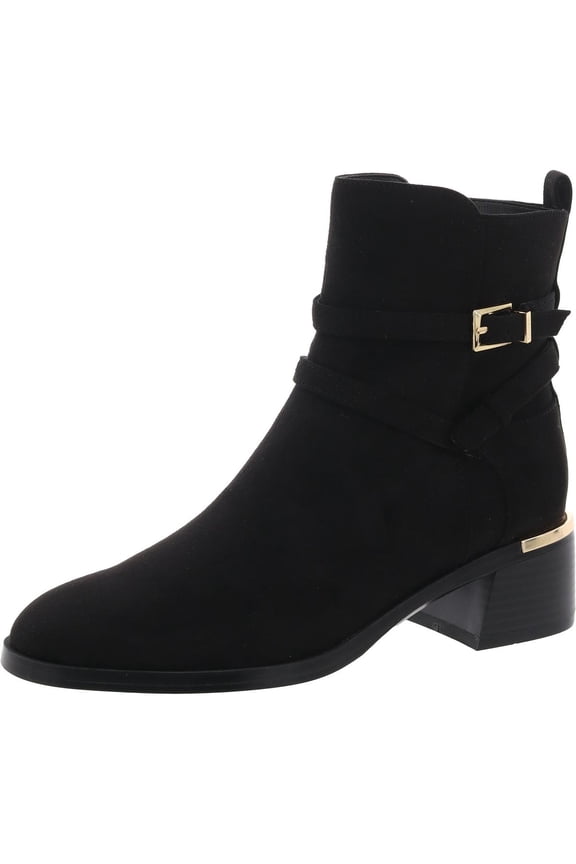 Womens Jasen2 Zipper Faux Suede Ankle Boots