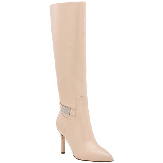 Calvin Klein Womens KCJEORA Faux Leather Tall Knee-High Boots