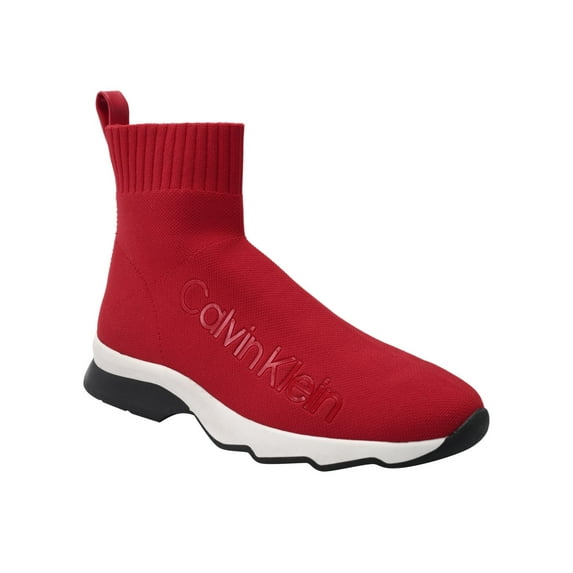 Calvin Klein Womens Karmina High-Top Slip-On Sock Sneakers