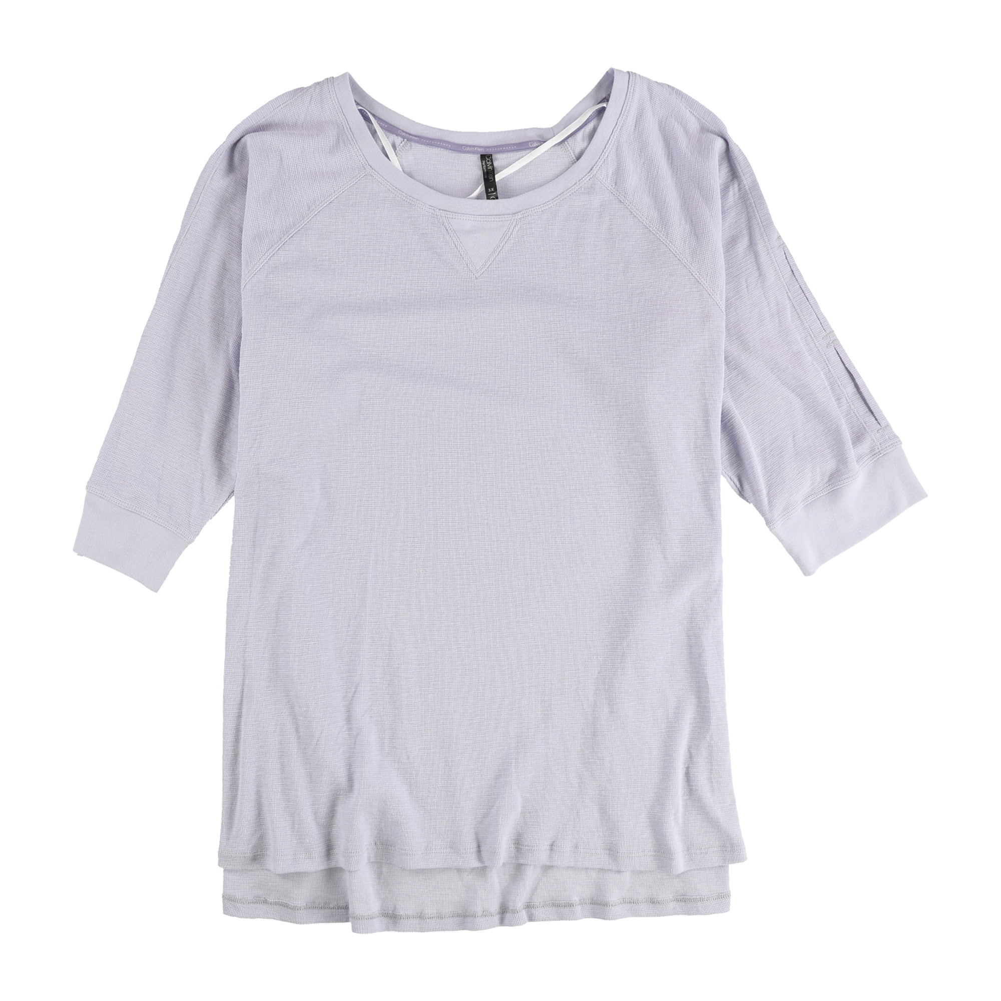 Calvin Klein Womens Keyhole-Sleeve Pullover Blouse, Purple, Plus Size, 3X