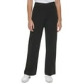 thumbnail image 1 of Calvin Klein Womens Wide Leg Sweater Pants Black S, 1 of 3