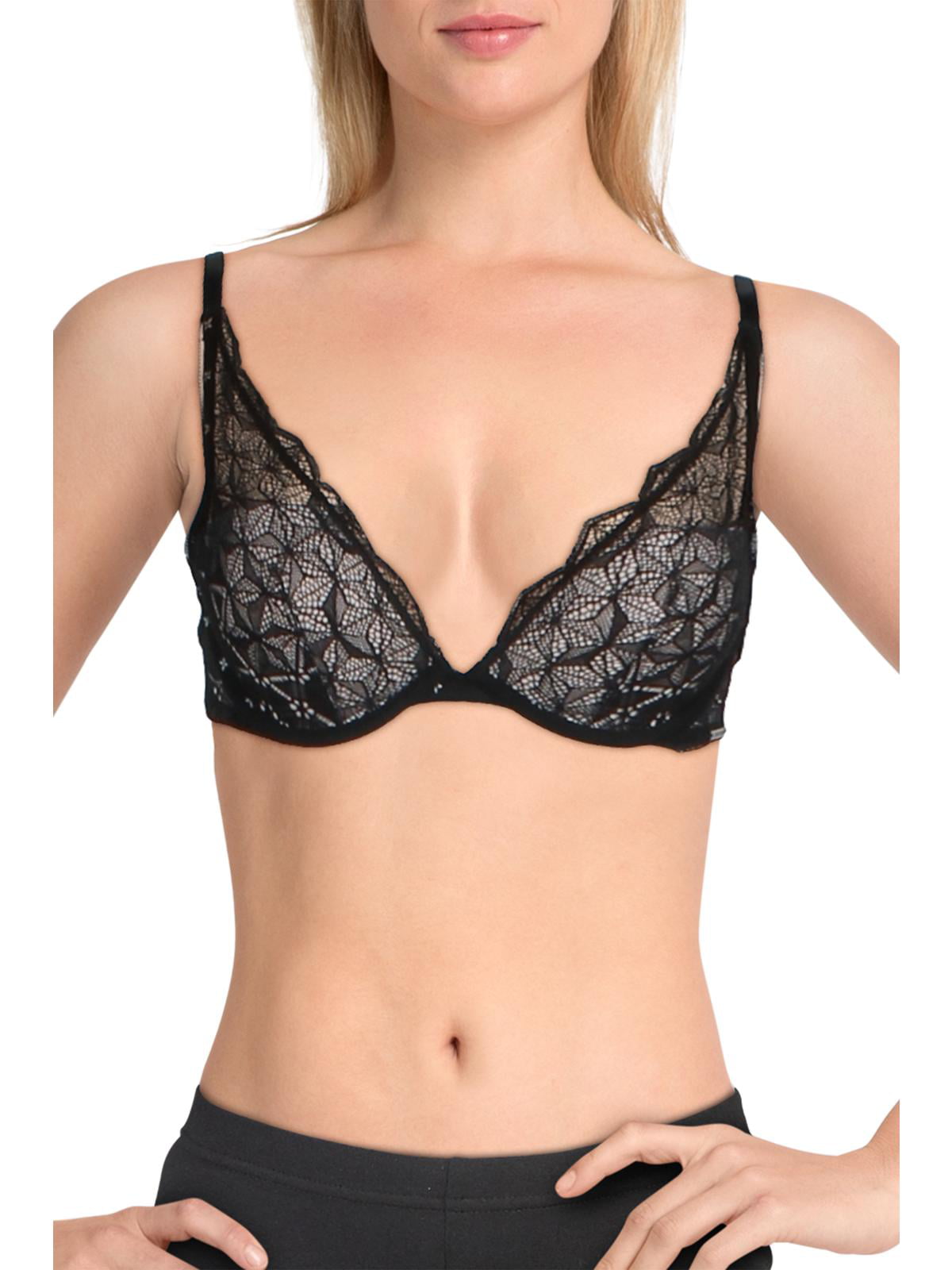 Calvin Klein Underwear PLUNGE - Push-up bra - black 