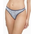 thumbnail image 1 of Calvin Klein Womens Lace Trim Thong Underwear, 1 of 1