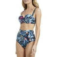thumbnail image 1 of Calvin Klein Womens Lifestyle Bra TOP,Black Poppy Multi,Extra Large, 1 of 3