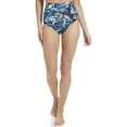thumbnail image 1 of Calvin Klein Womens Lifestyle Swim Bottom,Black Poppy Multi,Small, 1 of 2
