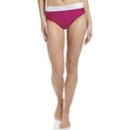 thumbnail image 1 of Calvin Klein Womens Lifestyle Swim Bottom,Fuchsia Shimmer,Extra Extra Large, 1 of 4