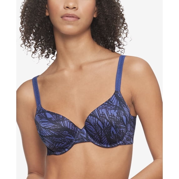 Calvin Klein Womens Liquid Touch Lightly Lined Perfect Coverage Bra;38 C