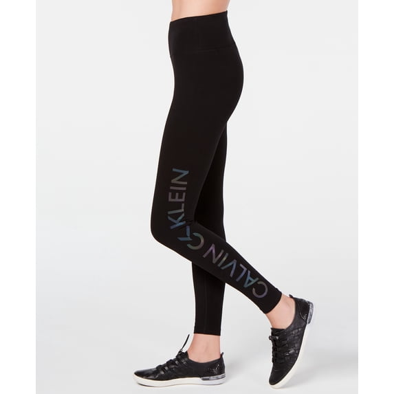 Calvin Klein Womens Logo High waist Leggings