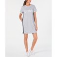 thumbnail image 1 of Calvin Klein Womens Logo Ombré-stripe Sneaker Dress Size M, 1 of 1