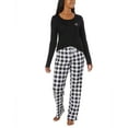 thumbnail image 1 of Calvin Klein Womens Long Sleeve Fleece Pajama Set, 1 of 4
